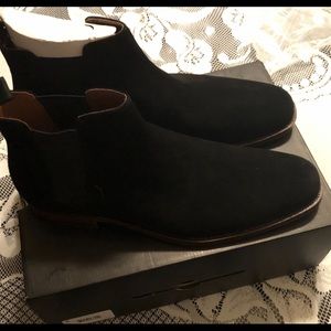 Aldo MarQ Suede Size 9 Black Authentic Brand New